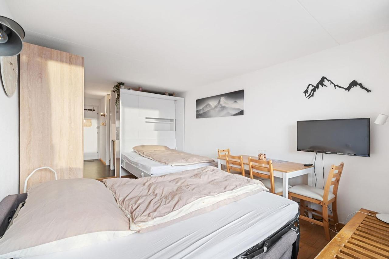 Chaleureux Studio A Anzere, Accessible A Ski, Proche De Tout Dış mekan fotoğraf